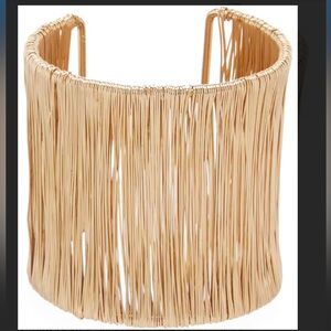 NWT Anna & Ava Caila Wire Cuff Bracelet Gold
